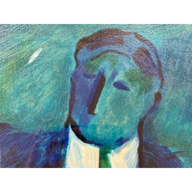 Barbara Wood, Art Deco, Monumental Oil on Paper, Usa, 20th C. For Sale - Image 9 of 15