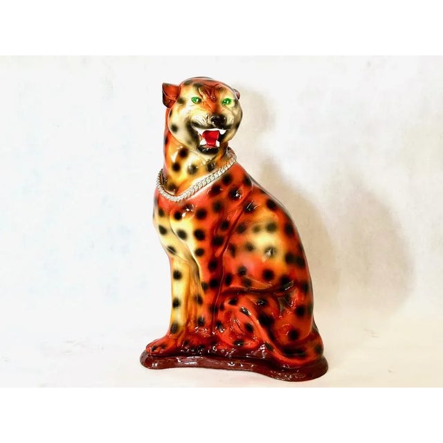 Large Vintage Italian Tiger Statue in Resin, 1970s For Sale - Image 10 of 10