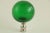 Emerald Green Blown Glass Lamp Finial on Chrome For Sale In Madison - Image 6 of 6