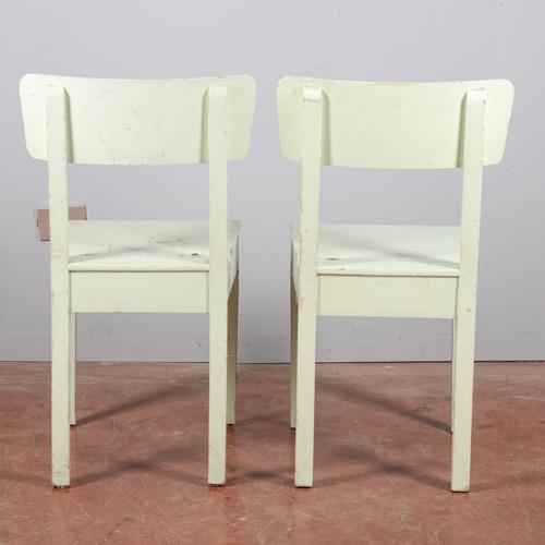 Green Kitchen Storage Chairs, 1930s, Set of 2 For Sale - Image 5 of 9