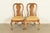 An outstanding pair of antique Chippendale period side chairs or dining chairs In the manner of Thomas Chippendale...