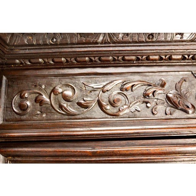 Antique French Oak Cabinet, 1800s For Sale - Image 16 of 18