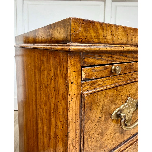 Pair of Fruit Wood Burled Nightstands For Sale - Image 10 of 18