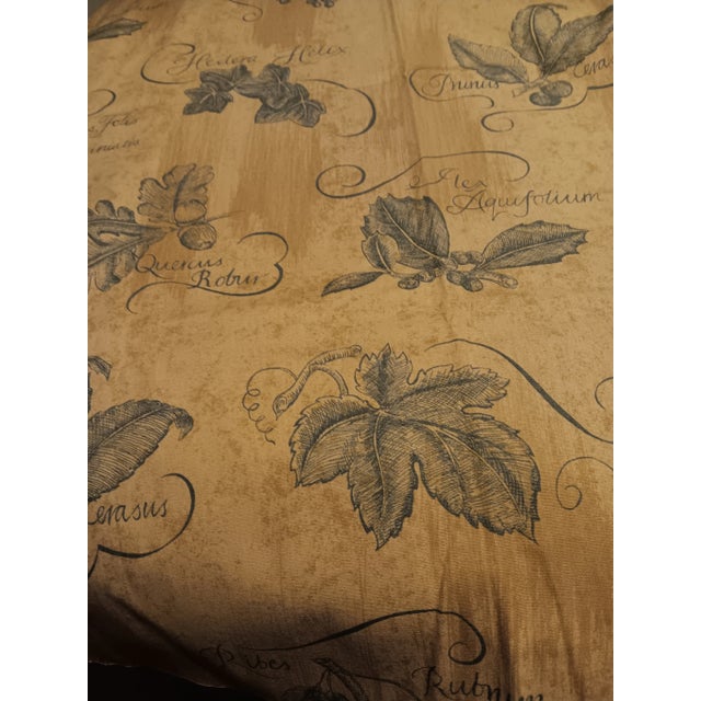 Delisting.Schumacher Designer Beige and Green Fabric-2+yards For Sale