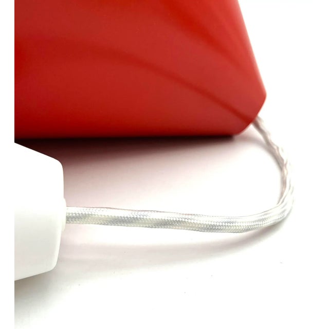 Vintage Red Pendant Light by Arne Jacobsen for Louis Poulsen, 1950s For Sale - Image 12 of 13