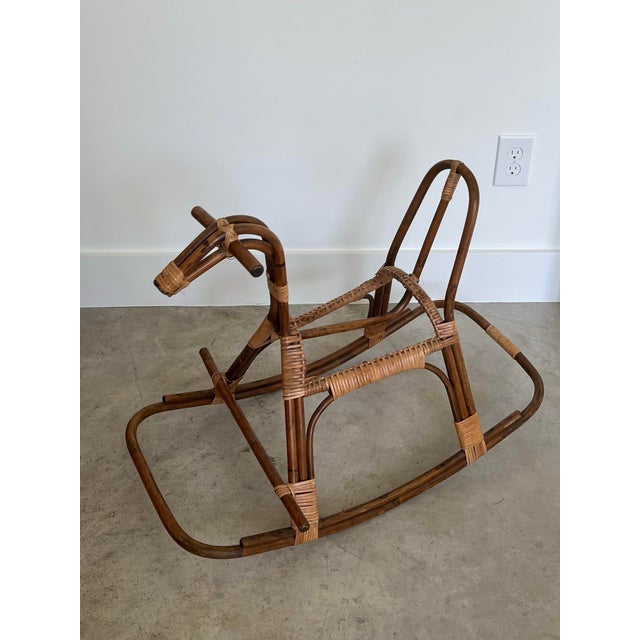 Hi Ho Silver...Away! In the style of Franco Albini, this vintage pony is the perfect accent for that eccentric boho room....