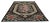 Vintage Bessarabian floral hand woven kilim with natural colors,organic wool and French Roses pattern.