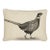 Country Linen Pheasant Left Piped Tapestry Cushion With Feather Filler - 33x45cm (13"x18") For Sale