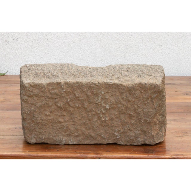 Kathmandu Valley Granite Basin Vessel For Sale - Image 4 of 5