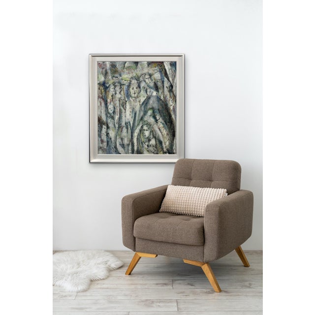 Meryl Watts, Enigma, Oil Painting, 1965, Framed For Sale - Image 18 of 18