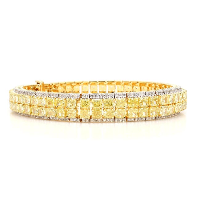 2020s Fancy Yellow Bracelet For Sale - Image 5 of 12