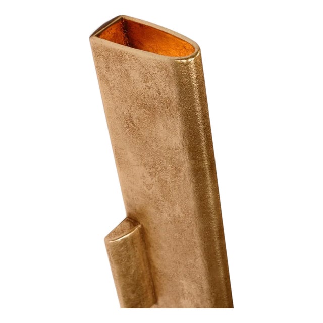 Kelly Wearstler for Visual Comfort Signature Lotura 21" Sconce in Museum Gild For Sale