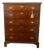 1930s Chippendale Mahogany Tall Chest — W. & J. Sloane Master Craftsmen For Sale