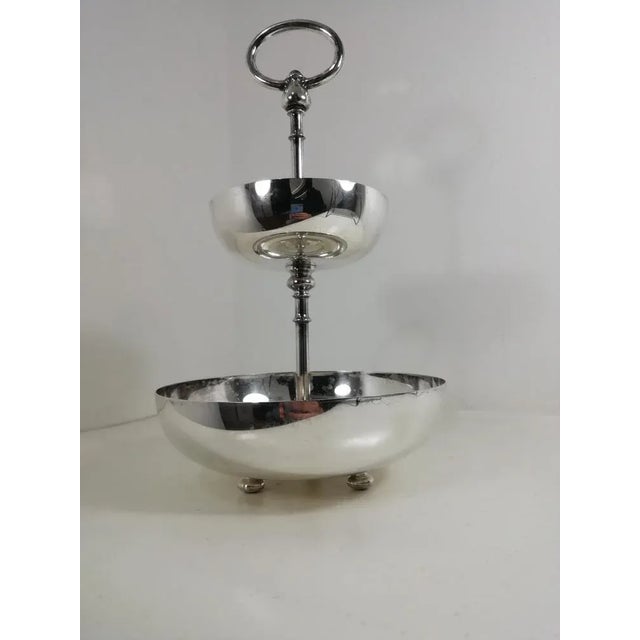 Pretzel Rack by Fleuron from Christofle, France, 1960s For Sale - Image 7 of 10