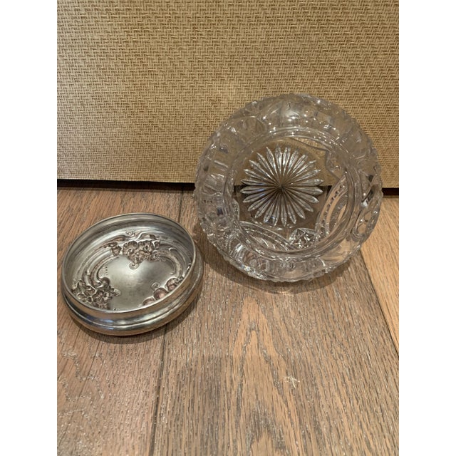 1920s 1920s Glass Boudoir Jar For Sale - Image 5 of 7