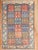 A circa 1940 traditional colorful Persian Bakhtiari scatter size rug with a garden box design Measures: 3'3" x 4'10".