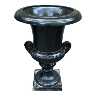 Late 20th Century Cast Iron Haddo House Urn in the Style of William Adam of Scotland For Sale