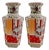 Maitland-Smith Chinoiserie Rose Medallion Quatrefoil Ceramic Vases - A Pair For Sale