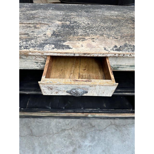 Wood Patinated Counter, Late 19th Century For Sale - Image 7 of 15
