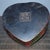 This gorgeous vintage Chinese carved lacquer heart trinket box features deeply raised relief carving depicting dragon,...