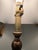 Late 20th Century Antiqued Gold Crackle Finish Table Lamp With Acanthus Leaf Motifs - 33.5 Height For Sale - Image 5 of 8