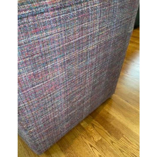 1990s Custom A. Rudin Model 564 Lounge Chair & Matching Ottoman Set For Sale - Image 5 of 12