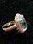 Gemstone Bochic “Orient” Vintage Ruby & Blue Topaz Ring - 18K Gold & Silver Circa “90s” For Sale - Image 7 of 14