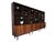 Three Omann Jun Mid 20th Century Danish Cabinets With Bookcase Hutches, Wallunit, Attributed For Sale - Image 11 of 11
