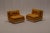 Goldenrod Space Age Lounge Chairs from Saporiti Italia, 1970s, Set of 2 For Sale - Image 8 of 13
