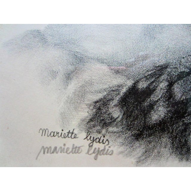 1950s Mariette Lydis Impressionist Signed Portrait Lithograph For Sale - Image 11 of 16