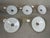 Vintage Opaline Pendant Lights, 1950s, Set of 5 For Sale - Image 9 of 13