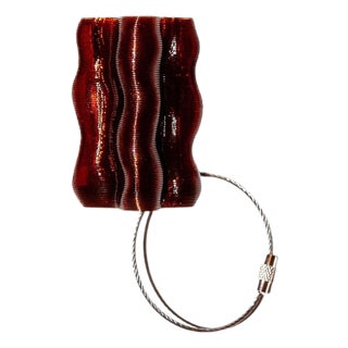 Amber Magma Keyring by Mana For Sale