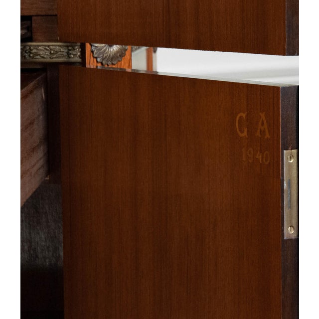 Vintage Swedish Drybar Cabinet, 1940s For Sale - Image 12 of 15