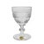 Traditional Late 20th Century Saint-Louis Crystal Red Wine Goblets Trianon Pattern France Barware Signed - Set of Six For Sale - Image 3 of 7