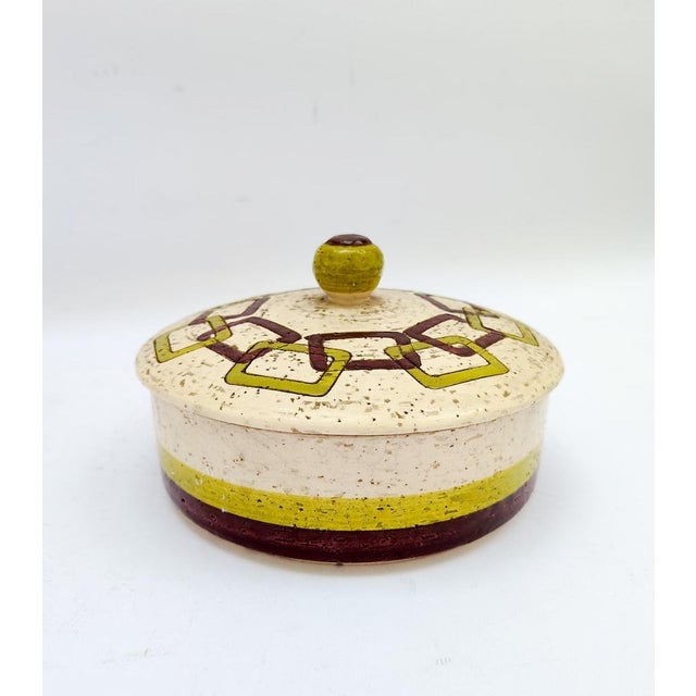 Mid-Century Modern Vintage Ceramic Box by Rosenthal Netter for Bitossi, 1960s For Sale - Image 3 of 9