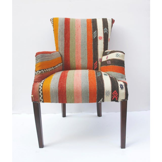 Kilim Upholstery Armchair Chairish