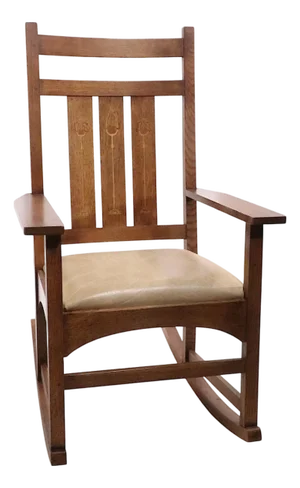 Contemporary Mission Arts and Crafts Harvey Ellis Stickley Rocking Chair