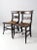 Late 19th Century Antique Stencil Painted Chairs Pair For Sale - Image 5 of 13