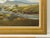 Green Painting of Mountain Cottages by River in Ireland by 20th Century Irish Artist 1990 Circa For Sale - Image 8 of 18
