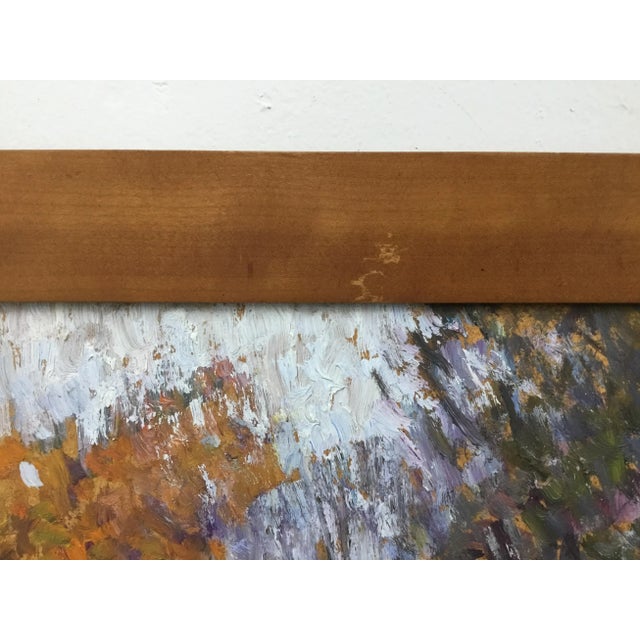 1998 “Moscow, Village Sokol“ Oil Painting on Board by Piotr Ivanovich Kostinski For Sale - Image 9 of 12