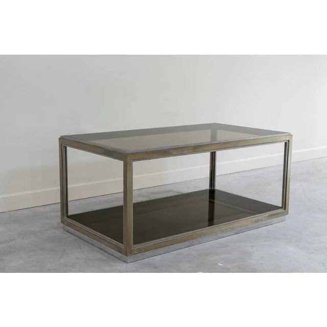 Vintage Steel Center Table, 1970s For Sale - Image 6 of 6