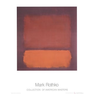 Mark Rothko "Untitled" (1962) Poster For Sale
