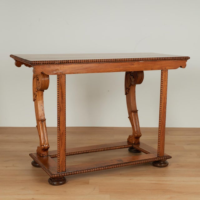 Antique Anglo Indian Teak Console Table For Sale - Image 14 of 16