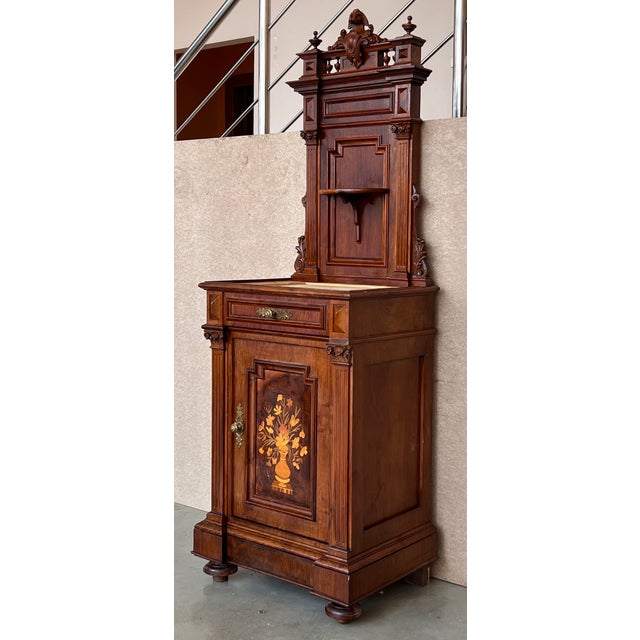 19th century French walnut neoclassical file cabinet is truly an unusual find! Appearing to be, at first glance, a large...
