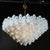 Modernist Hand-Blown Murano Opalescent Barbell Chandelier With Brass Fittings For Sale - Image 16 of 18