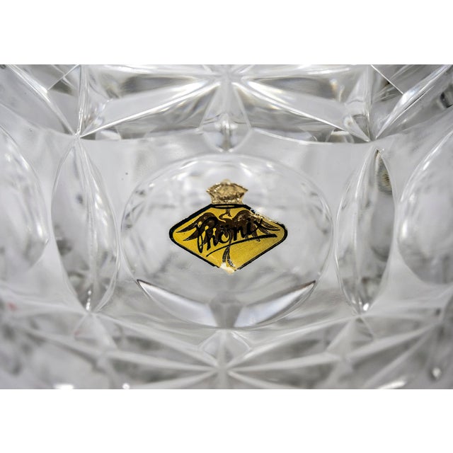 French Hand Made Cut Crystal Champagne Bucket, 1980s For Sale - Image 4 of 8