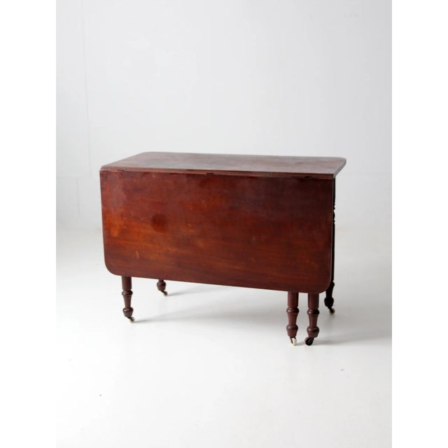 Brown Antique Writing Desk For Sale - Image 8 of 16