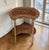 Antique French Louis XV style kidney-shaped accent table, conceived as both a functional surface and an ornament for a...