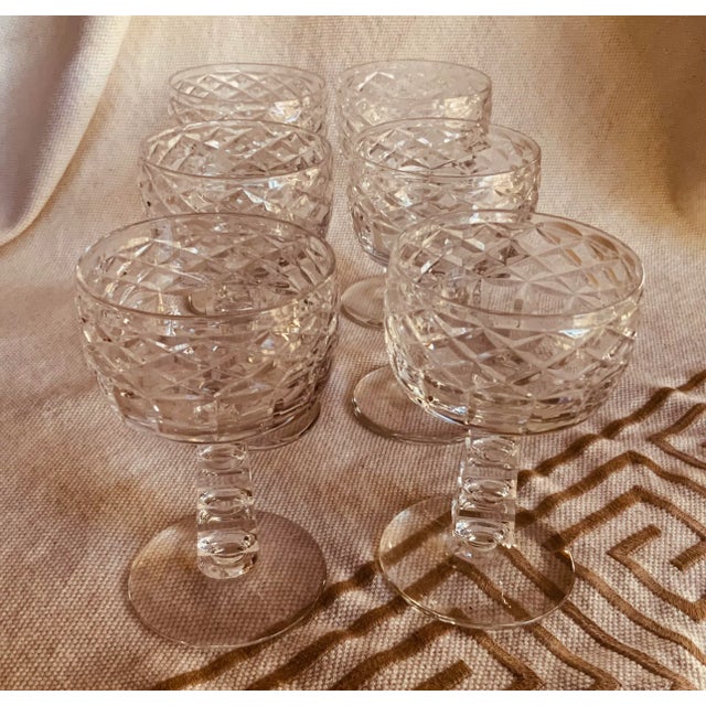 Exceptionally Cool 1930s Cocktail Glasses For Sale - Image 4 of 12