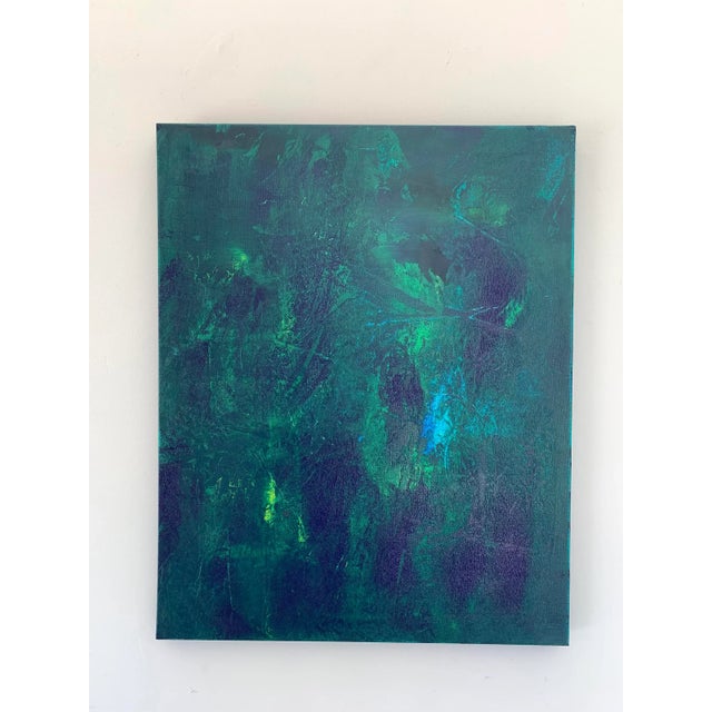 2020s "Fall Into Place 2" Contemporary Original Abstract Painting by Nina Weintraub For Sale - Image 5 of 9